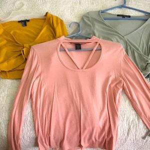 Forever21 Bundle of Crop Tops